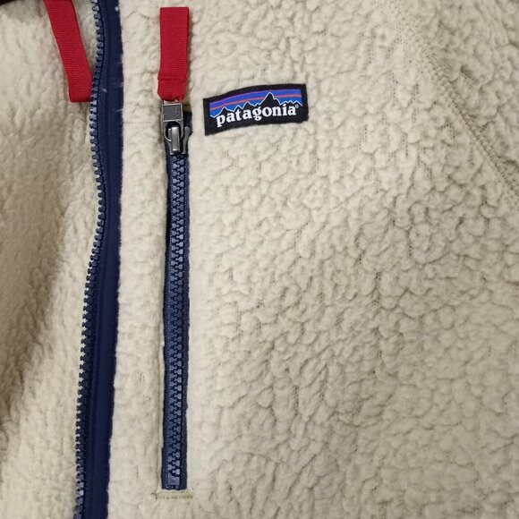 PATAGONIA IVORY RETRO PILE FLEECE JACKET MEN SIZE XL - Picture 6 of 12